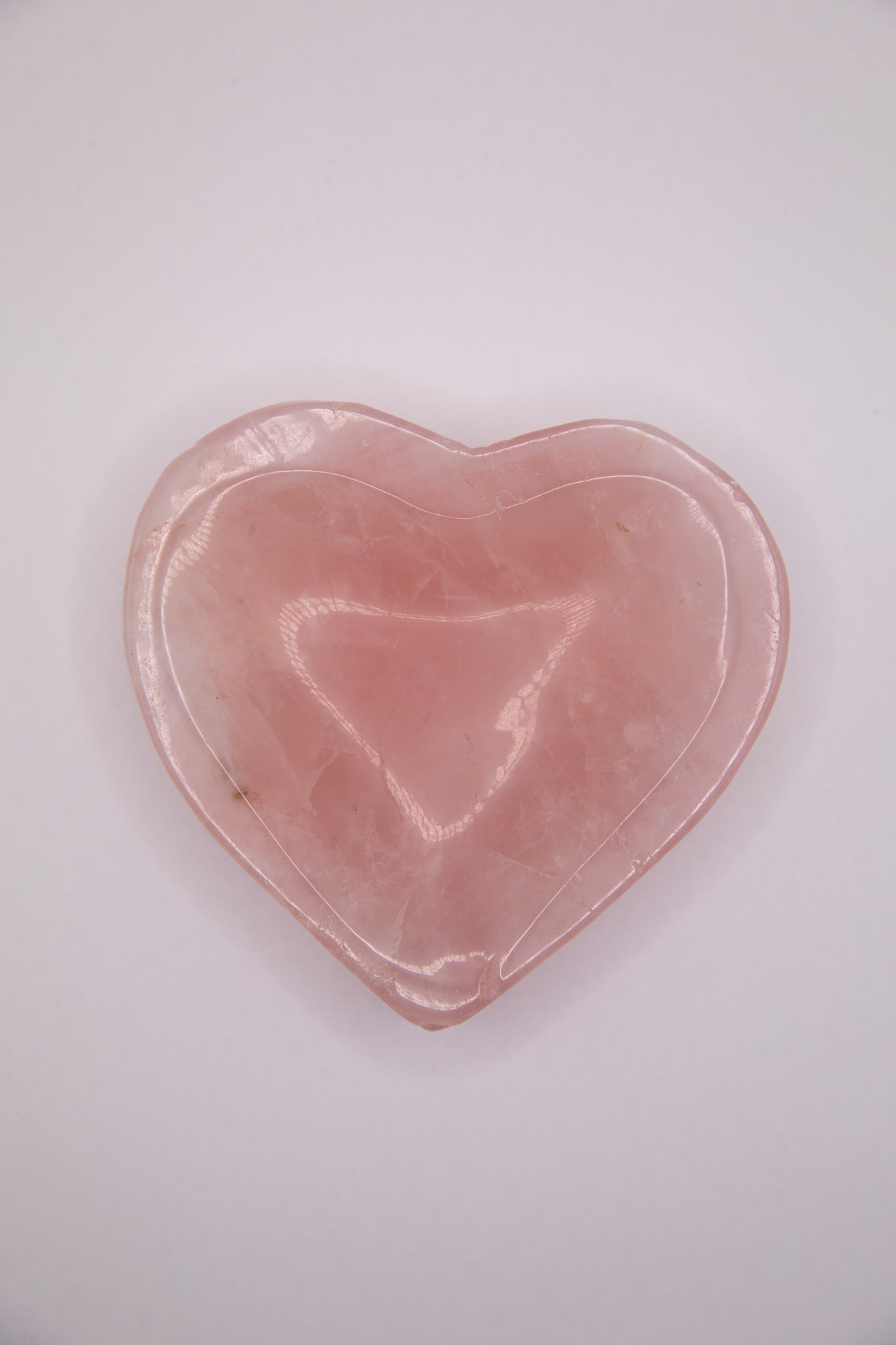 Rose Quartz heart plate 4