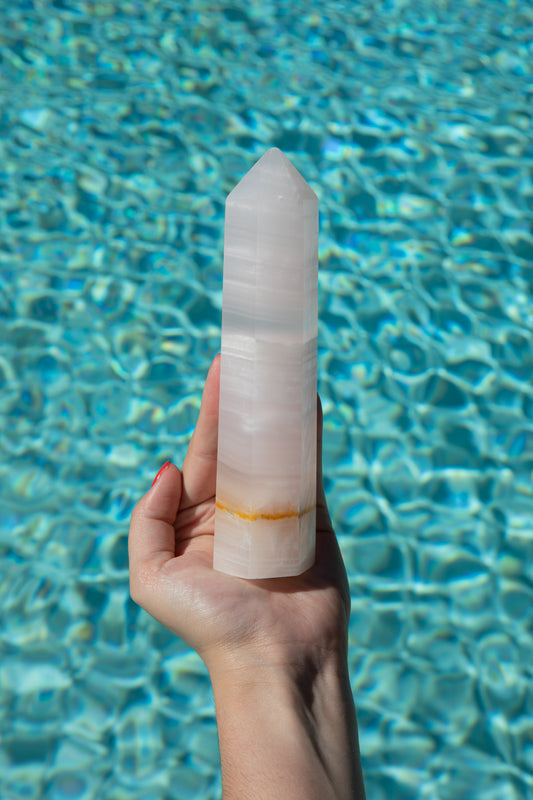 Rose Quartz obelisk