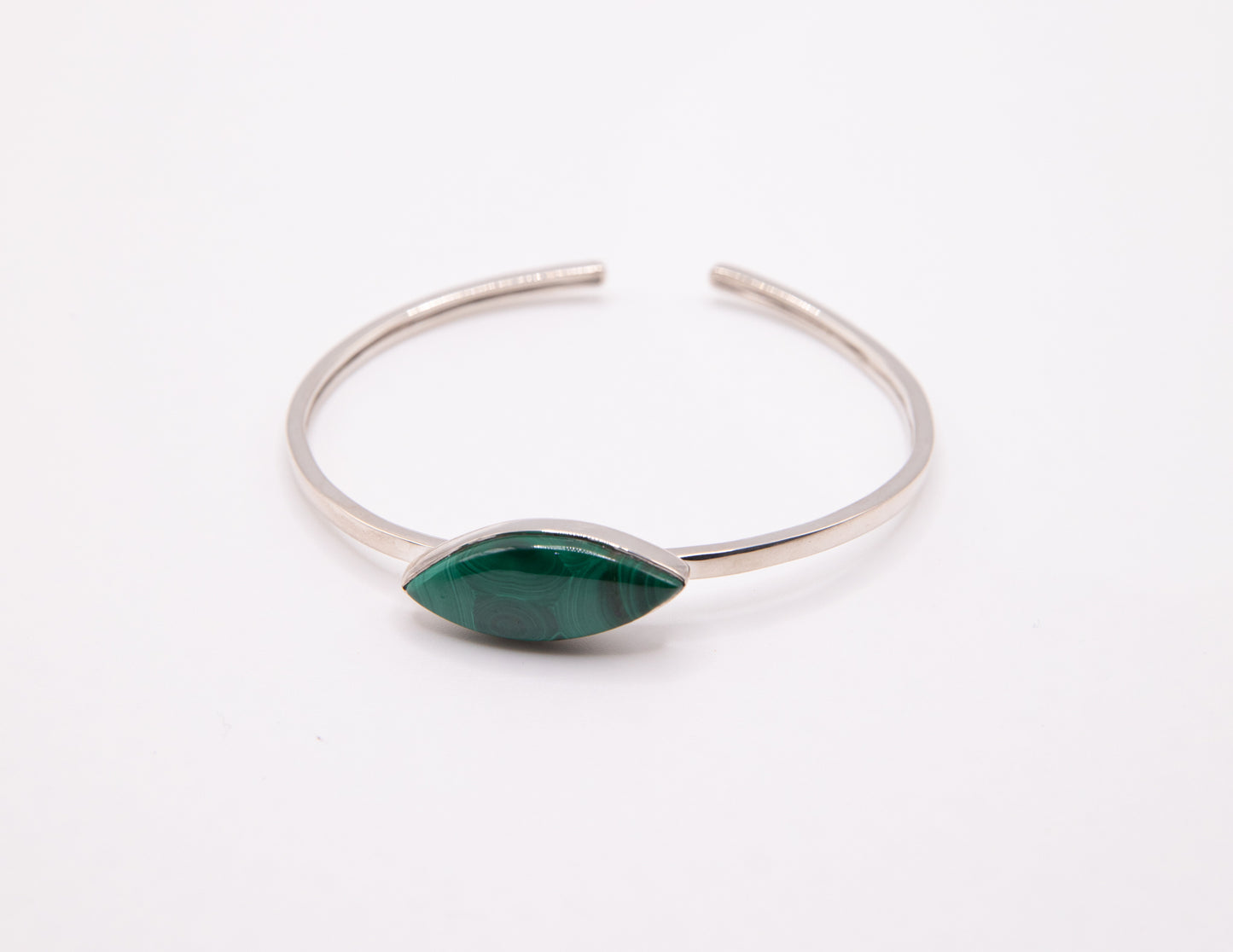 Malachite Single Stone Bracelet