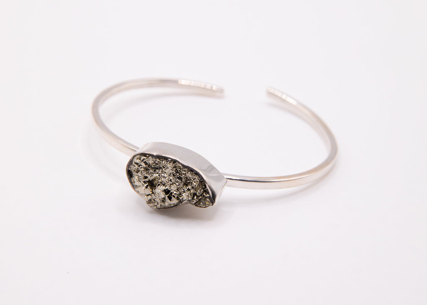 Pyrite Single Stone Bracelet