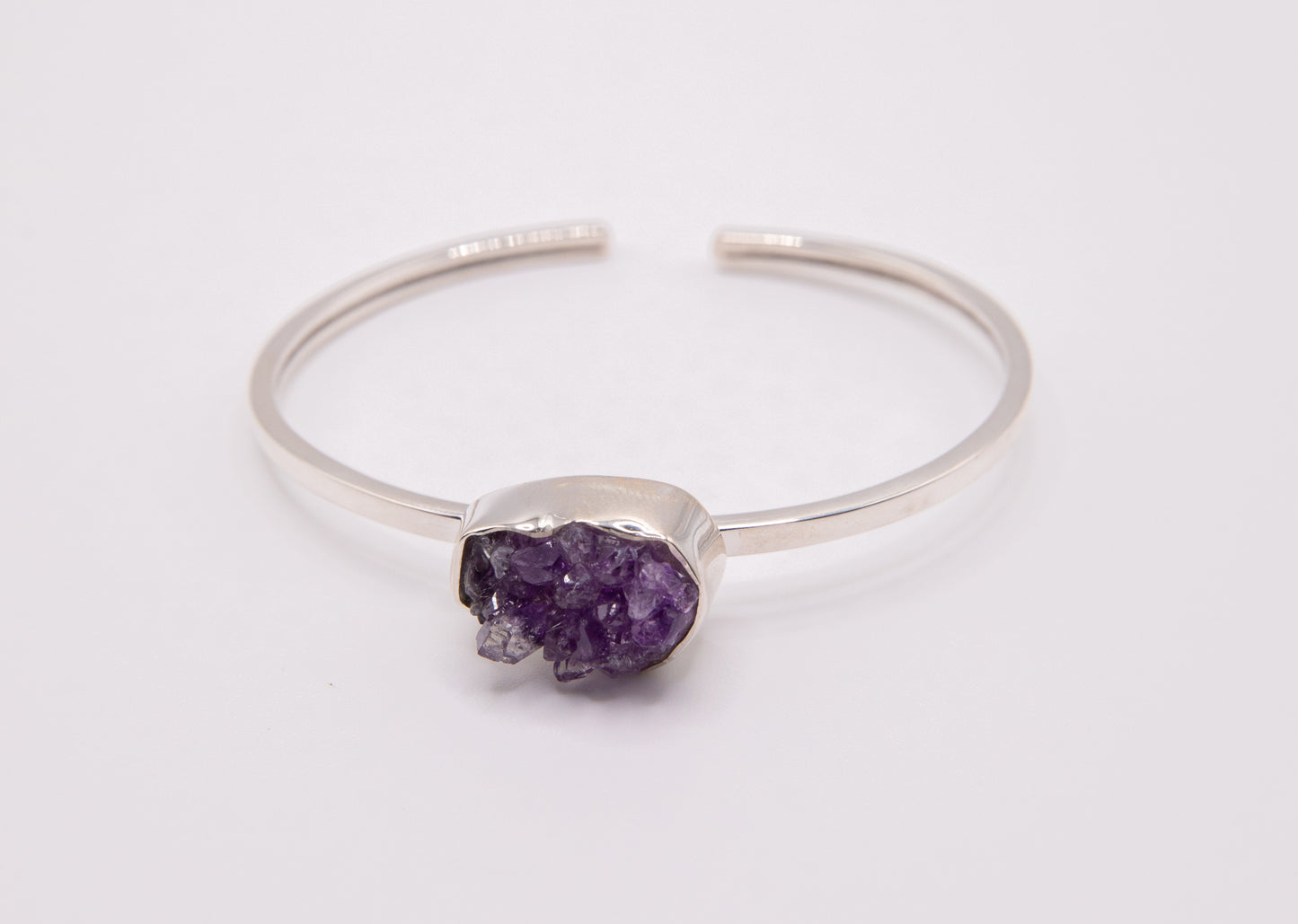 Amethyst Single Stone Bracelet