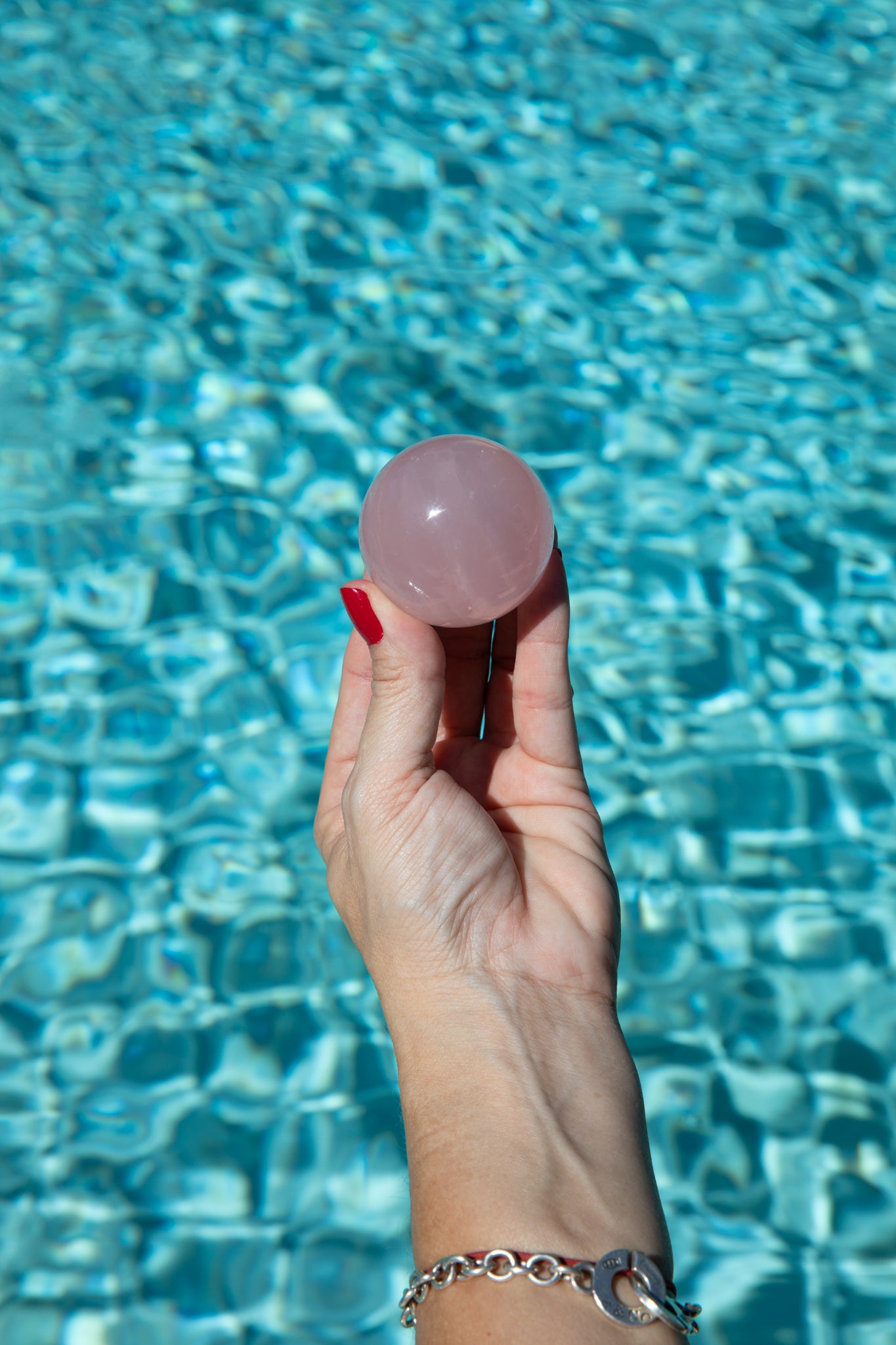 Rose Quartz Sphere 2