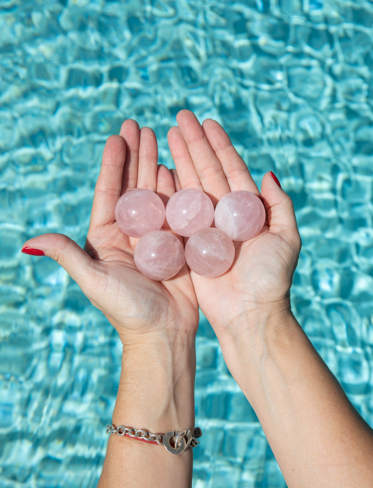 Rose Quartz Little Spheres