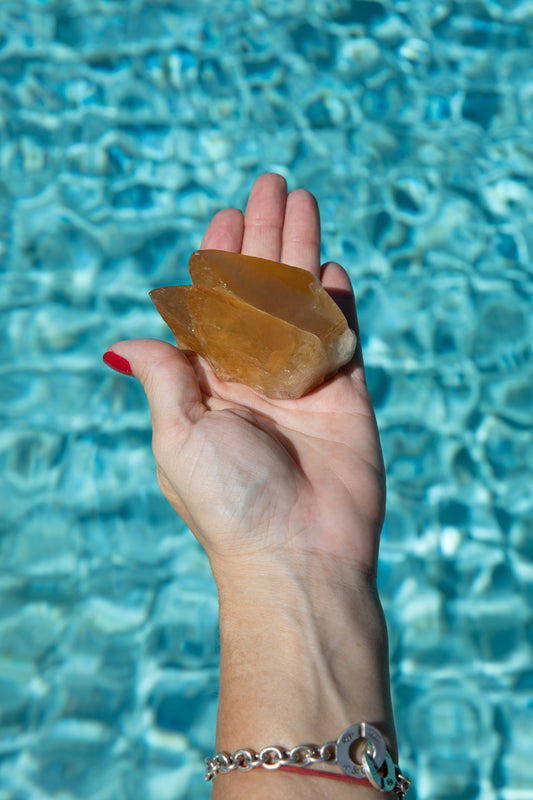 Freeform Yellow Calcite 2