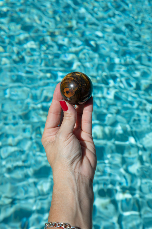 Tiger Eye Sphere 3