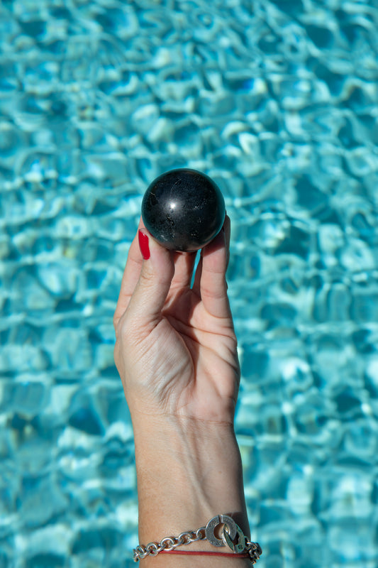 Black Tourmaline Sphere 2