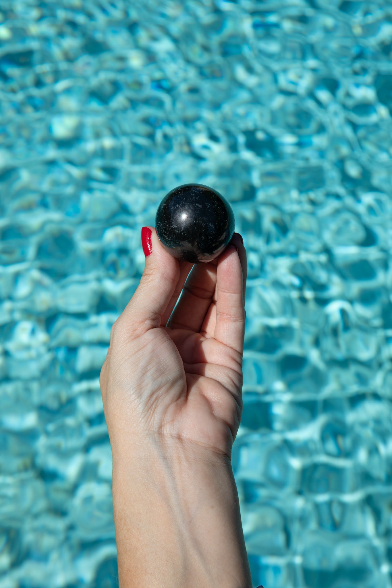 Black Tourmaline Sphere 6