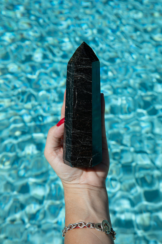 Black Tourmaline Obelisk