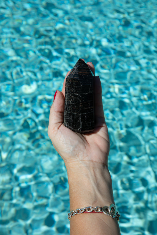 Black Tourmaline Obelisk 3