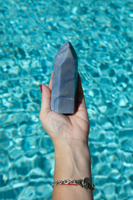 Blue Quartz Obelisk 2